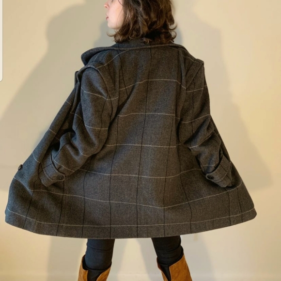 VINTAGE KAREN PETITES LONG COAT - Picture 2 of 4